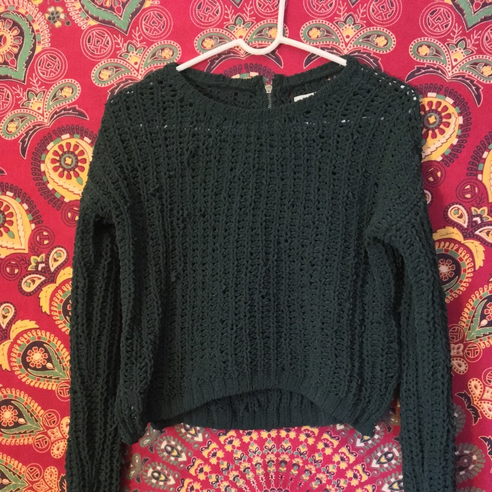 Abercrombie & Fitch Green Sweater